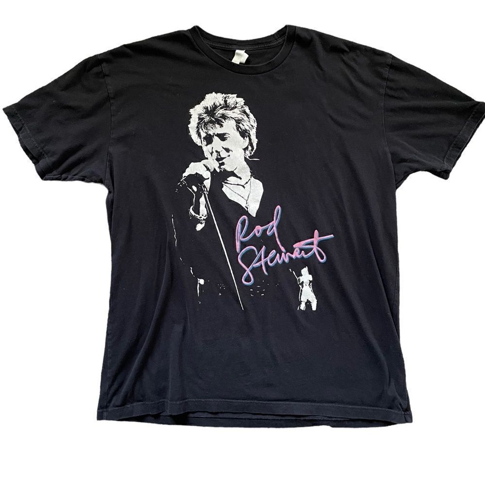 ROD STEWART 2018 Concert Tour T-Shirt Black Size XL